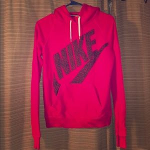 Pink nike sweatshirt